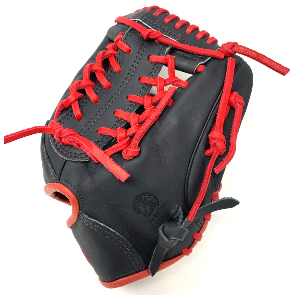 nokona-american-kip-11-5-baseball-glove-black-red-right-hand-throw A-1150M-BKRD-RightHandThrow Nokona 808808899495 The American Kip series made with the finest American steer hide