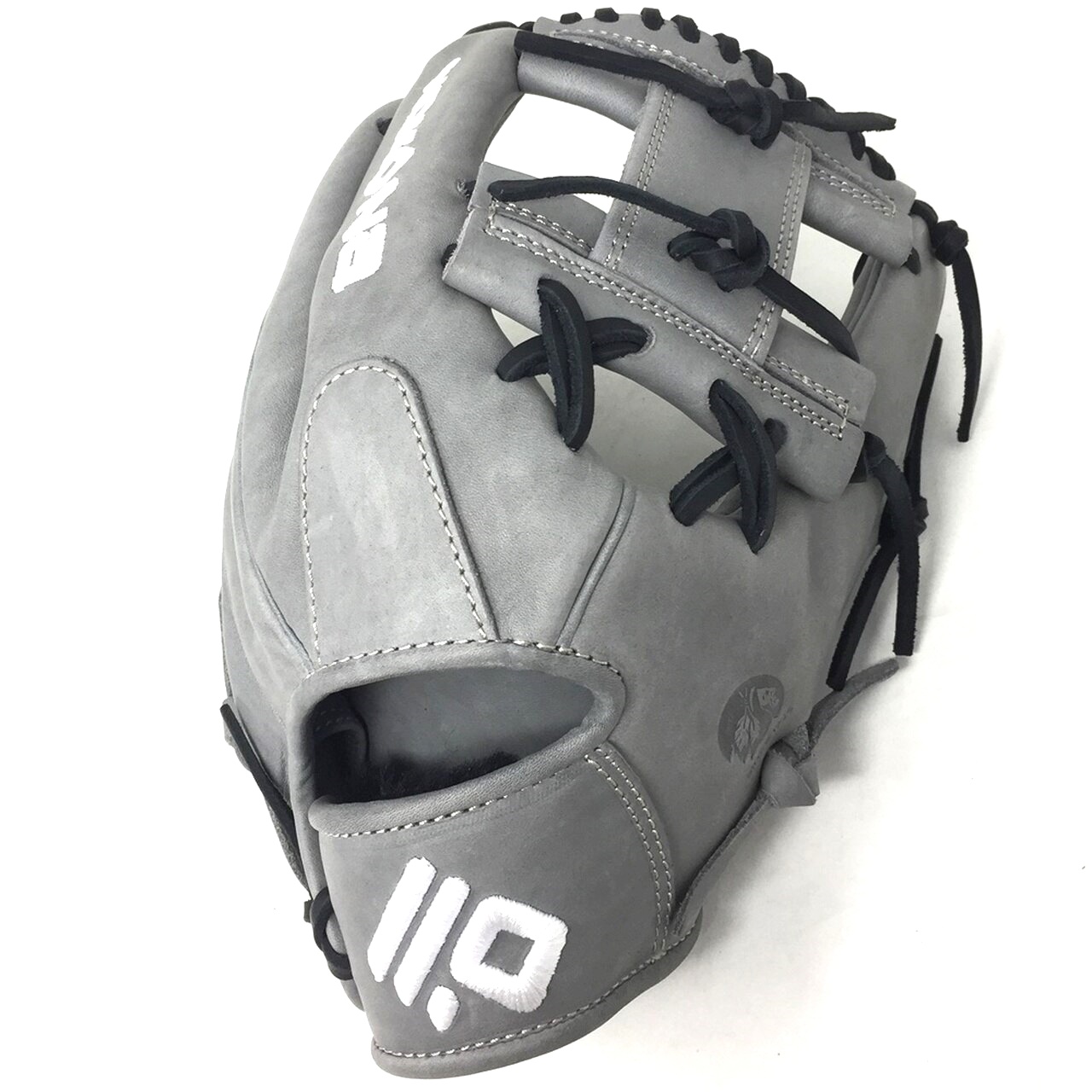 nokona-american-kip-14u-gray-with-black-laces-11-25-baseball-glove-i-web-right-hand-throw A-200I-GR-BK-RightHandThrow Nokona Does Not Apply This Nokona glove is made with stiff American Kip Leather. This
