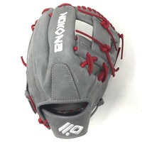 The American Kip series, made with the finest American steer hide, tanned to create a leather with similar characteristics to Japanese and European kip leather, making a light weight and highly structured glove. This series is offered in four modern colors - white, black, blonde, and gray - spanThis glove is stiff and designed for 14 and under player with smaller hand opening./span