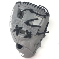 The American Kip series, made with the finest American steer hide, tanned to create a leather with similar characteristics to Japanese and European kip leather, making a light weight and highly structured glove. This series is offered in four modern colors - white, black, blonde, and gray - and is a top choice among or pro players.