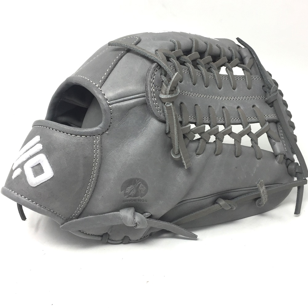 nokona-american-kip-gray-with-gray-laces-12-baseball-glove-mod-trap-web-right-hand-throw A-1200M-GR-GR-RightHandThrow Nokona Does Not Apply The American Kip series made with the finest American steer hide