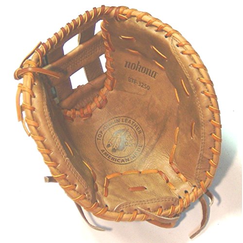 Nokona Banana Tan Fastpitch Softball Catchers Mitt 32.5 BTF-3250H (Right Hand Throw) : The Banana Tan Series is the perfect combination of the traditional Nokona look and feel, with the improved design and new technology to meet today's players' demands. H Web and 32.5 inch.
