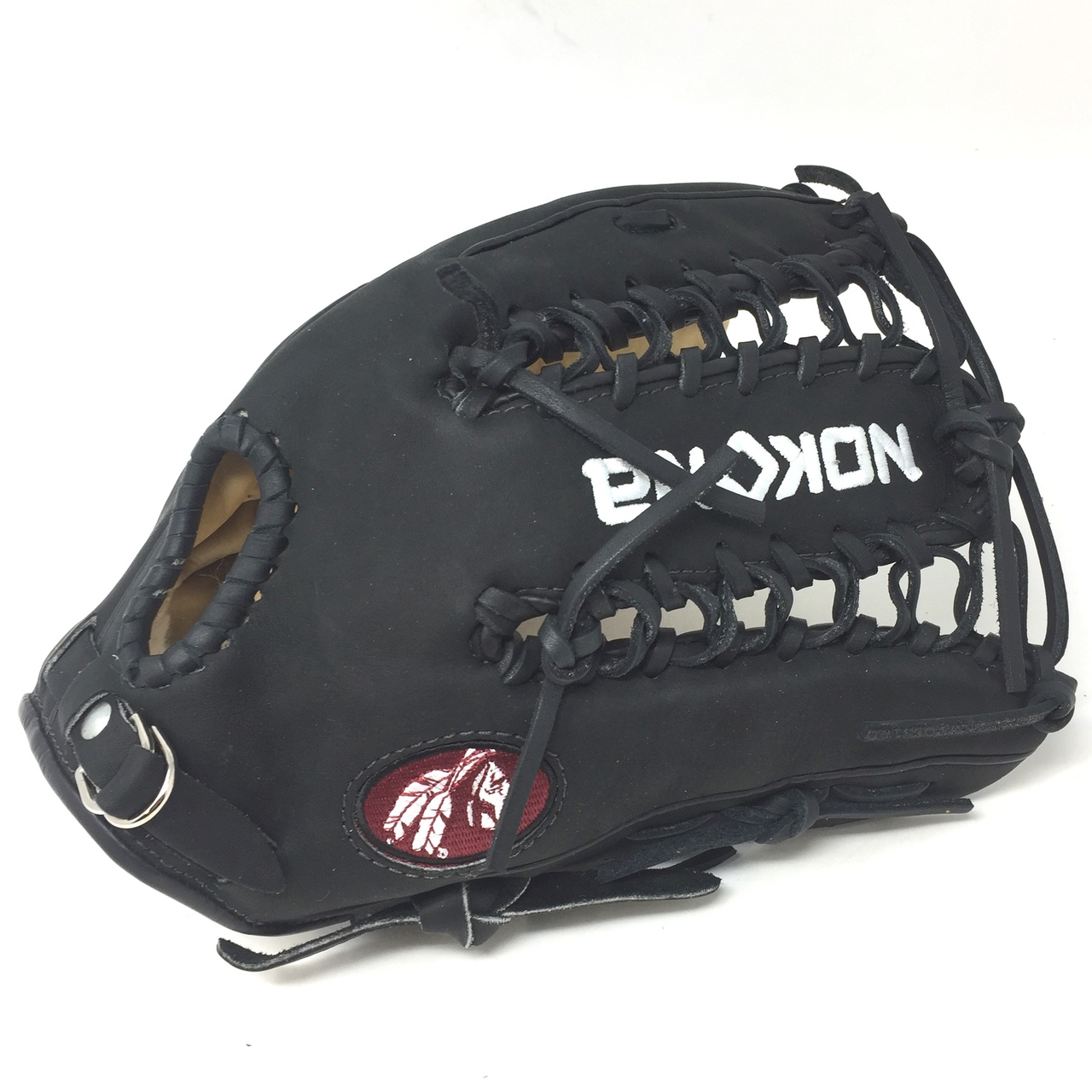 Young Adult Glove made of American Bison and Supersoft Steerhide leather combined in black and cream colors. Nokona Alpha Youth Baseball Glove. The Select Series is built with virtually no break in needed. Using the highest quality leathers so that youth and young adult players can perfrom at the top of their game. A position specific, light weight, durable, and high performing glove for club and elite players.