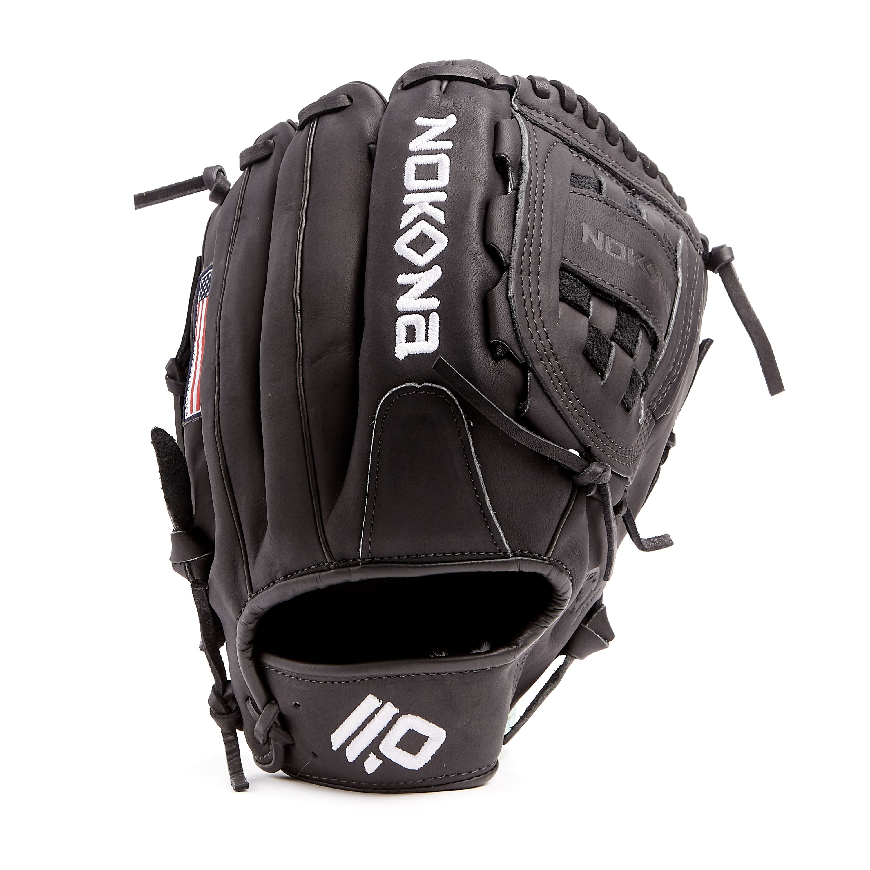 The American Kip series, made with the finest American steer hide, tanned to create a leather with similar characteristics to Japanese and European kip leather, making a light weight and highly structured glove. This series is offered in four modern colors - white, black, blonde, and gray - and is a top choice among or pro players. Introducing the AmericanKIP™ series, made with the finest American steerhide, tanned to create a leather with similar characteristics to Japanese and European 'kip' leather, making a light-weight and highly structured glove.  This series is offered in four modern colors - white, black, blonde, and gray - and is a top choice among our pro players.  Position: Infield/Outfield Adult 12 Pattern Closed Web Open Back Horween AmericanKIP ~690g One Year Warranty Handcrafted with Pride in the USA 