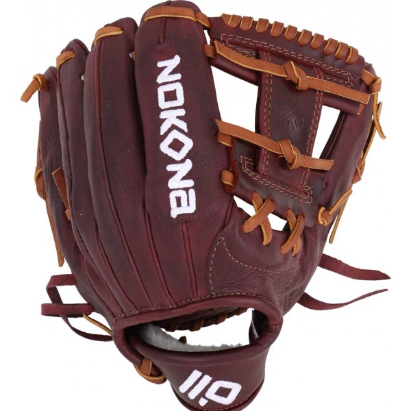 nokona-bloodline-p-41-baseball-glove-11-25-right-hand-throw P-41-RightHandThrow Nokona 808808890638 11.25 Inch Pattern. I-Web with Open Back. Infield Pattern Kangaroo Leather