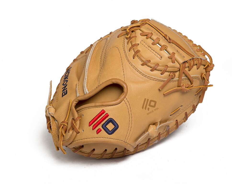 American made Nokona catchers mitt made of top grain leather and closed web. Made with full Sandstone leather, the Legend Pro is a stiff, sturdy, durable, and lightweight glove a traditional Nokona. Designed for serious players looking for a more customized break-in period, so that it can be formed to your preference. The Legend Pro maintains its shape over a long period of time and provides exceptional durability and great performance.