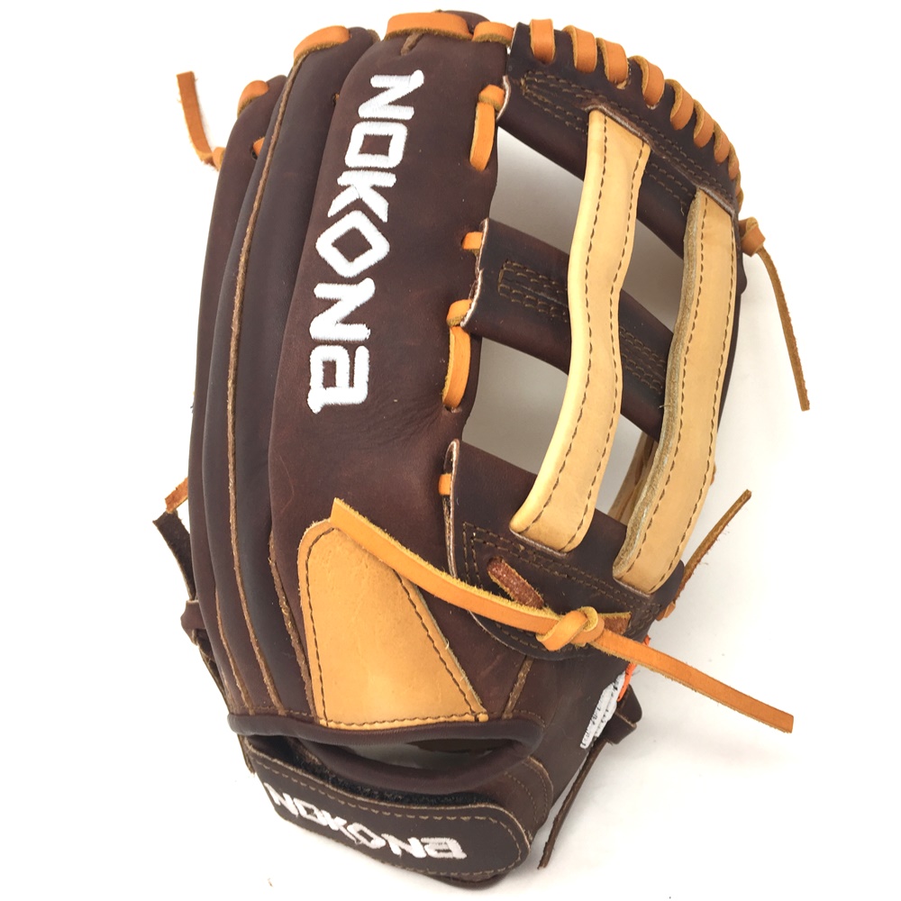 Premium Buffalo and Steerhide Leather Nokona s Alpha Series Lightweight and Durable Near game-ready break in time Right Hand throw only