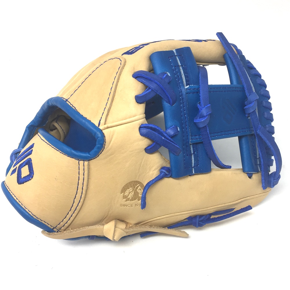 nokona-skn-series-11-5-inch-skn-6-royal-baseball-glove-right-hand-throw SKN-6-2020-RY-RightHandThrow Nokona Does Not Apply 11.5 Infield Pattern I-Web Palm Leather American Bison Back Leather Japanese