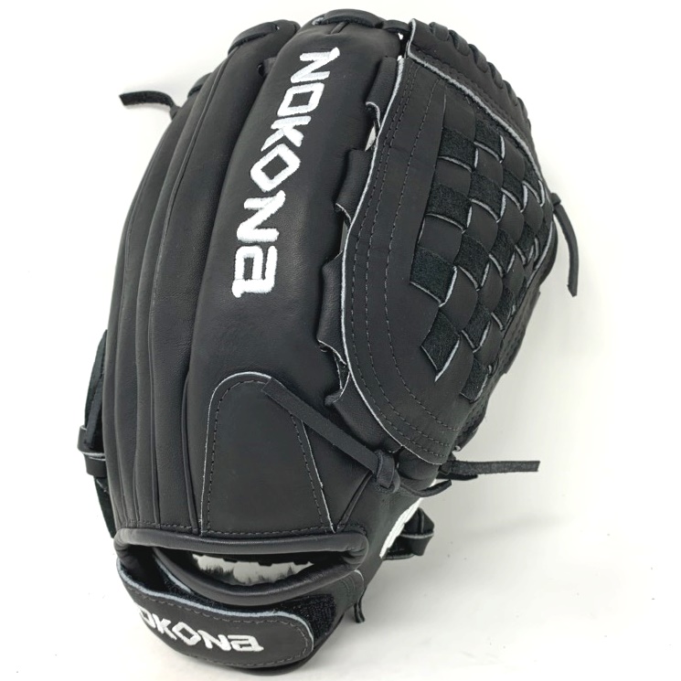 nokona-supersoft-xft-v1250-ox-softball-glove-12-5-inch-right-hand-throw XFT-V1250C-OX-RightHandThrow Nokona 808808892885 12.5 inch fastpitch model Requires some player break-in Adjustable wrist closure