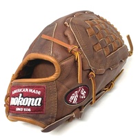 nokona walnut 13 inch closed web baseball glove right hand throw