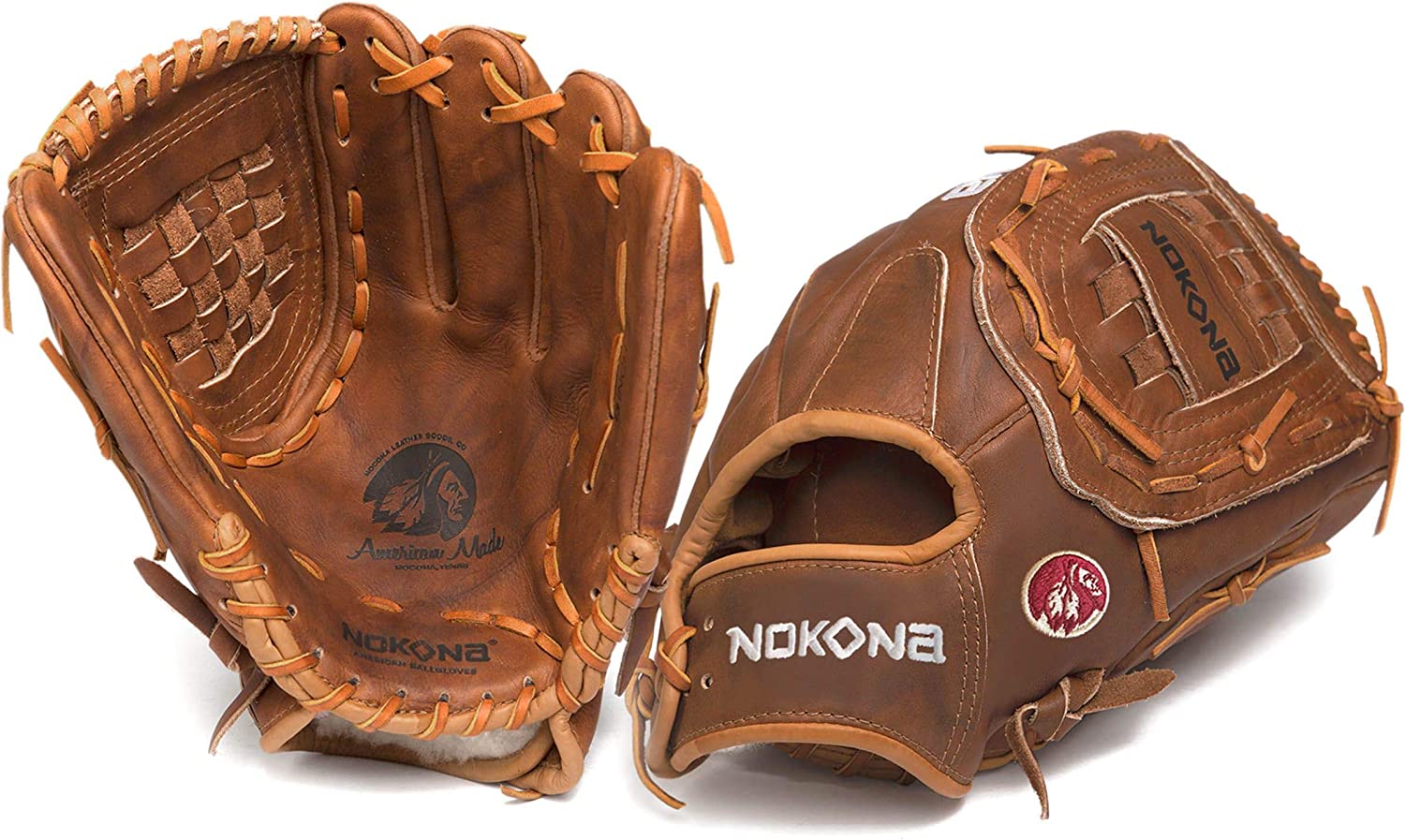     Glove inspired by Nokona’s history of handcrafting ball gloves in the USA for over 85 years, the proprietary Nokona Walnut Crunch leather is their signature leather. This glove provides great stability, durability, and a game-ready feel. The classic Walnut™ series has been updated to highlight the glove’s modern features, while also paying tribute to Nokona’s long-standing baseball and softball heritage.  Position: Outfield Adult 13 Pattern Closed Web Open Back Walnut Crunch ~740g One Year Warranty Handcrafted with Pride in the USA       