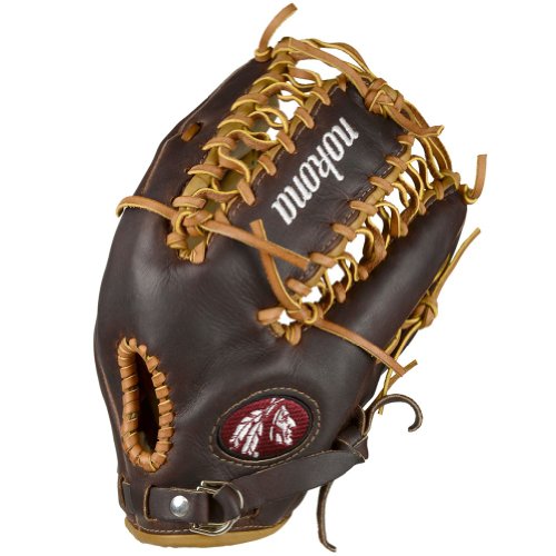 Nokona Youth Alpha Select S-300T Baseball Glove 12.25 inch (Right Handed Throw) : Nokona youth premium line of gloves, the alpha select baseball glove from Nokona. Trap style web and closed back.