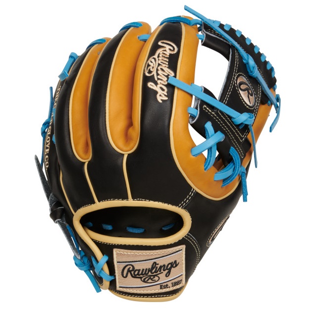 The Rawlings Heart of the Hide® baseball gloves have been a trusted choice for professional players for over 65 years, and they continue to be a symbol of excellence in the sport. These gloves are crafted with the same premium materials and attention to detail that are expected in a professional model glove. The Heart of the Hide traditional gloves feature high-quality US steerhide leather, which not only provides exceptional durability but also molds to the perfect shape and pocket over time. This allows players to have a glove that feels custom-made for their hand and playing style. To enhance comfort and maintain a soft feel, these gloves are equipped with a deer tanned cowhide palm lining. This lining ensures that players' hands stay comfortable even during long periods of use. The finger back linings are made from soft full-grain leather, providing an added layer of comfort and a luxurious feel. Durability is a key feature of the Heart of the Hide® gloves. They are constructed with pro-grade leather laces, which offer exceptional strength and longevity. These laces ensure that the glove maintains its shape and performance over multiple seasons, even with intense use. In addition to their exceptional quality, the Heart of the Hide® traditional gloves pay homage to the rich history of Rawlings gloves. They feature established pro patterns and classic colorways, combining the timeless design elements of the past with the latest technology and performance attributes. This integration of tradition and innovation makes these gloves truly the best of both worlds. Rawlings Heart of the Hide® baseball gloves are a testament to the brand's commitment to excellence. With their high-quality materials, personalized shaping, ultimate comfort features, durability, and a nod to the brand's history, these gloves continue to be the preferred choice of many professional players, embodying the legacy and performance that Rawlings is known for.