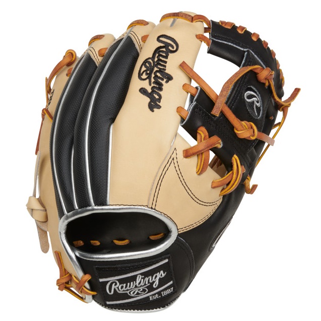 The Rawlings Heart of the Hide® baseball gloves have been a trusted choice for professional players for over 65 years, and they continue to be a symbol of excellence in the sport. These gloves are crafted with the same premium materials and attention to detail that are expected in a professional model glove. The Heart of the Hide traditional gloves feature high-quality US steerhide leather, which not only provides exceptional durability but also molds to the perfect shape and pocket over time. This allows players to have a glove that feels custom-made for their hand and playing style. To enhance comfort and maintain a soft feel, these gloves are equipped with a deer tanned cowhide palm lining. This lining ensures that players' hands stay comfortable even during long periods of use. The finger back linings are made from soft full-grain leather, providing an added layer of comfort and a luxurious feel. Durability is a key feature of the Heart of the Hide® gloves. They are constructed with pro-grade leather laces, which offer exceptional strength and longevity. These laces ensure that the glove maintains its shape and performance over multiple seasons, even with intense use. In addition to their exceptional quality, the Heart of the Hide® traditional gloves pay homage to the rich history of Rawlings gloves. They feature established pro patterns and classic colorways, combining the timeless design elements of the past with the latest technology and performance attributes. This integration of tradition and innovation makes these gloves truly the best of both worlds. Rawlings Heart of the Hide® baseball gloves are a testament to the brand's commitment to excellence. With their high-quality materials, personalized shaping, ultimate comfort features, durability, and a nod to the brand's history, these gloves continue to be the preferred choice of many professional players, embodying the legacy and performance that Rawlings is known for.