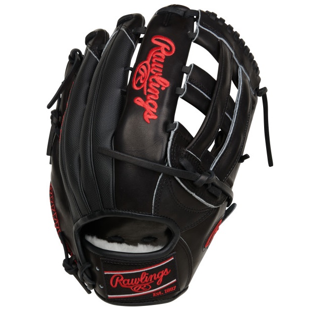 The Rawlings Pro Preferred® gloves are renowned for their exceptional craftsmanship and premium materials. These gloves are designed to offer a personalized fit and outstanding performance based on the player's specific preferences. One of the standout features of Pro Preferred® gloves is their clean and supple kip leather. This high-quality full-grain leather not only gives the gloves an unrivaled look but also provides a remarkable feel. As the gloves are used and broken in, they mold to the player's hand, creating a perfect pocket for optimal ball control. The Pro Preferred® series showcases professional game-day patterns that have been refined and perfected over time. These patterns are favored by top players in the game, offering a combination of functionality and style. Additionally, the gloves are constructed with pro-grade materials, ensuring durability and performance throughout multiple seasons. To enhance pocket formation and shape retention, Pro Preferred® gloves feature 100% wool padding. This padding helps the glove maintain its structure and ensures that the pocket remains consistent, allowing for precise catching and ball control. Comfort is a top priority in the design of Pro Preferred® gloves. The gloves are lined with Pittards® sheepskin palm lining, which serves two purposes. First, it wicks away moisture, keeping the player's hand dry and comfortable during intense gameplay. Second, it adds a layer of superior comfort, making the gloves feel luxurious and enjoyable to wear. Pro grade leather laces are utilized in the construction of these gloves to provide excellent durability and strength. These laces withstand the rigors of the game, ensuring that the gloves remain intact and reliable over time. Additional features of Pro Preferred® gloves include a padded thumb and pinky sleeve, which offer extra comfort during catches and throws. These padded sleeves reduce friction and pressure on these key areas of the hand, enhancing overall comfort and reducing the risk of injury. Lastly, each Rawlings Pro Preferred® glove comes with an individual identification number. This unique identifier adds a personal touch and allows players to easily distinguish their gloves from others. Rawlings Pro Preferred® gloves embody excellence in craftsmanship, performance, and comfort. They are the gloves of choice for professional players who demand the very best equipment to support their game season after season.