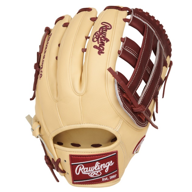 rawlings-color-sync-5-baseball-glove-12-75-outfield-pro-h-web-right-hand-throw PRO3319-6CSH-RightHandThrow Rawlings 083321748790 Add some color to your game with Rawlings new limited-edition Heart