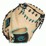 pspan style=font-size: large;The Rawlings Gold Glove Club's May 2023 Glove of the Month is a top-of-the-line catcher's mitt designed for ultimate control and precision on the field. With a 33 pattern, this mitt is standard size, providing added control in the pocket for catching pitches./span/p pspan style=font-size: large;The mitt features a 1-Piece Closed web, which is ideal for catchers to trap every pitch and ensure a secure catch. This web design also allows for greater visibility and control of the ball, making it easier to transition from catching to throwing./span/p pspan style=font-size: large;Constructed from Rawlings' world-renowned Heart of the Hide® leather, this catcher's mitt is durable and built to last. The leather is specially treated to maintain its shape and form over time, ensuring that the mitt will perform at its best season after season./span/p pspan style=font-size: large;The glove's black and teal ColorSync™ embroidered patch logo is eye-catching and adds a touch of style to the mitt. The logo showcases the Rawlings Gold Glove Club's commitment to excellence in both performance and appearance./span/p pspan style=font-size: large;Overall, the Rawlings Gold Glove Club's May 2023 Glove of the Month is a top-quality catcher's mitt that provides superior control, precision, and durability on the field. With its advanced design and high-quality materials, this mitt is a must-have for serious catchers who want to perform at their best./span/p p /p pspan style=font-size: large;img class=__mce_add_custom__ title=rawlings-may-2023-gold-glove-club-catchers-mitt-camel-mint-teal-1.jpg src=https://cdn11.bigcommerce.com/s-2hhnbofc/product_images/uploaded_images/rawlings-may-2023-gold-glove-club-catchers-mitt-camel-mint-teal-1.jpg alt=rawlings-may-2023-gold-glove-club-catchers-mitt-camel-mint-teal-1.jpg width=600 height=600 //span/p
