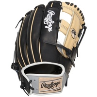 Rawlings Heart of the Hide Glove of the Month February 2020. Single Post Web and Conventional Back. 11.75 inch. Black Grey Camel colorway. Heart of the Hide leather crafted from the top 5% steer hide • 11 ¾ 217 pattern, Modified Single Post with Oval R • Padded thumb sleeve provides added comfort • Deer tanned cowhide plus palm lining and padded thumb sleeve to ensure maximum comfort PRO2175-13GBC • Conventional Back and Thermoformed wrist liner in hand opening • Embroidered with MLB patch.