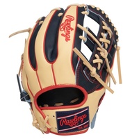 p• The 11 ½ inch PRO93 pattern is ideal for infielders/p p• Constructed from Rawlings world-renowned Heart of the Hide steer hide leather/p p• The Split Single Post web is ideal for infielders, helping secure the ball and allowing for quicker transfers PRO934-32NSS/p p• Speed shell back offers a lighter feel and increased durability/p p• Features an eye-catching ColorSync scarlet and navy embroidered patch logo./p
