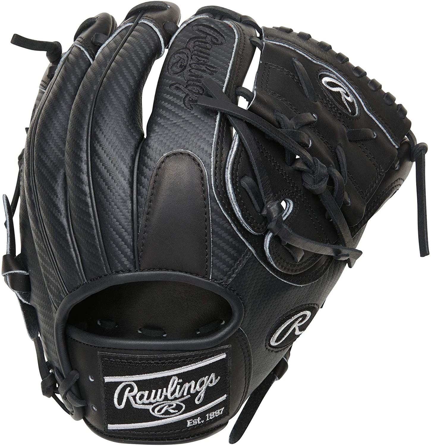 You’ll have the fastest backhand glove in the game with the new Rawlings Heart of the Hide Hyper Shell. At an average of 3.5 ounces lighter than a traditional glove, this Hyper Shell is sure to keep up with the speed of the game. Like you, this glove is faster, than any of the competition. - 11.75 Inch 200 Pattern - Two-Piece Solid Web - Conventional Back - Heart of the Hide Steer Leather - Deer-Tanned Cowhide - Pro Grade Leather laces - Padded thumb sleeve - Hyper Shell 15% Lighter - Thermoformed hand opening - Full grained finger back linings. Heart of the Hide Hyper Shell infield/pitcher's glove for players who want to increase their reaction time. Whether you're on the mound, or playing the hot corner, this glove will improve your defense. Its Hyper Shell design is 15% lighter than traditional leather so you can improve your hand speed. It also now features a black carbon fiber look, for a clean, subtle 'blackout' style. As a result, you'll turn heads and make more plays. In addition, it's crafted from our ultra-premium steer hide leather that's world-renowned for its quality and durability. HOH leather is also perfect for forming your ideal pocket. It features a deer-tanned cowhide lining, padded thumb sleeve, and a thermoformed wrist liner for superior comfort every time you put it on. Lastly, its popular 11.75-inch 200-pattern offers a deep, round pocket promoting extreme versatility, and a two-piece solid web is a top choice for some of the game's top pitchers. This Hyper Shell glove is perfect for infielders and pitchers who play at an elite level. If you're striving for maximum range on the diamond, you need this glove.      Back:  Conventional      Fit:  Standard      Lace:  Pro Grade leather      Level:  Adult      Lining:  Deer-Tanned Cowhide      Padding:  Padded thumb sleeve      Pattern:  200      Player Break-In:  60      Series:  Heart of the Hide      Shell:  Hyper Shell      Special Feature:  Hyper Shell      Sport:  Baseball      Throwing Hand:  Right      Web:  2-Piece Solid      Age Group:  Pro/College, High School, 14U, 12U    