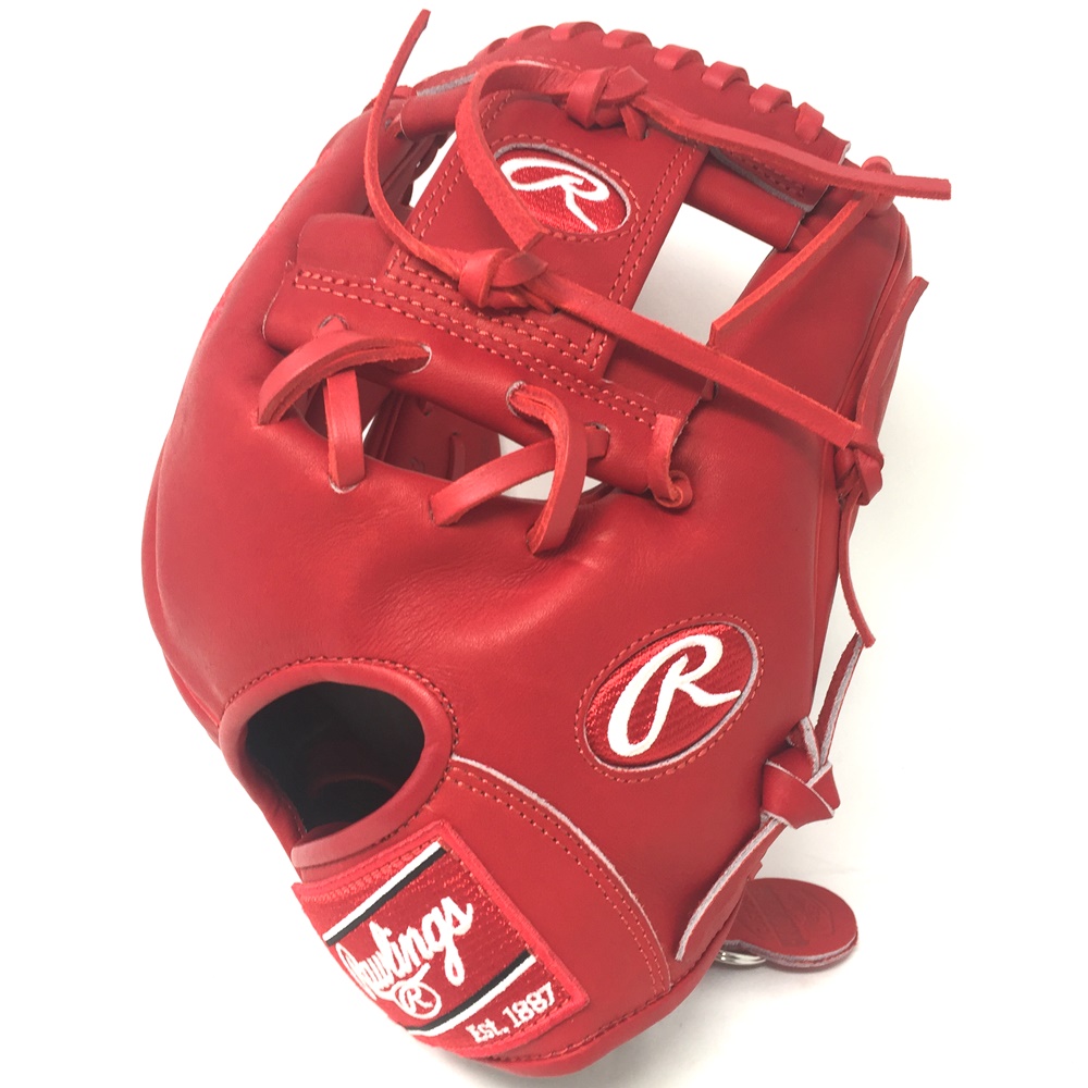 rawlings-heart-of-hide-pro200-baseball-glove-red-i-web-11-5-right-hand-throw PRO204-2-RED-RightHandThrow Rawlings Does Not Apply Rawlings Heart of the Hide. Pro I Web. Indent Red Heart