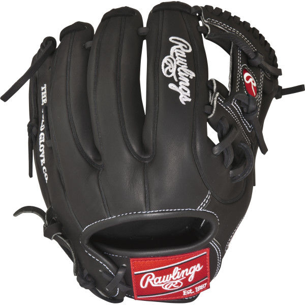 Fits like a glove is a meaning softball players have never truly understood. We'd like to introduce to you the Heart of the Hide® Softball line of gloves: the perfect fit. The hand-opening, finger stalls and pattern are tailored to the female athlete's hand with more attention and detail than ever before. You won't be disappointed. Details Age: Adult Brand: Rawlings Map: Yes Sport: Softball Type: Softball Size: 11.5 in Color: Black Hand: Right