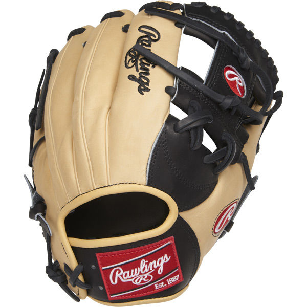 Constructed from Rawlings’ world-renowned Heart of the Hide® steer hide leather, Heart of the Hide gloves feature the game-day patterns of the top Rawlings Advisory Staff players. These high quality gloves have defined the careers of those deemed “The Finest in the Field and are now available to elite athletes looking to join the next class of defensive greats.   Age: Adult Sport: Baseball Type: Baseball Brand: Rawlings Size: 11.5 in Color: CamelBlack Hand: Right Back: Conventional Player Break-In: 60 Fit: Standard Level: Adult Lining: Deer-Tanned Cowhide Pattern: Baseball Position: Infield Series: Heart of the Hide Shell: Heart of the Hide Traditional Shell Type: Baseball Web: Pro I