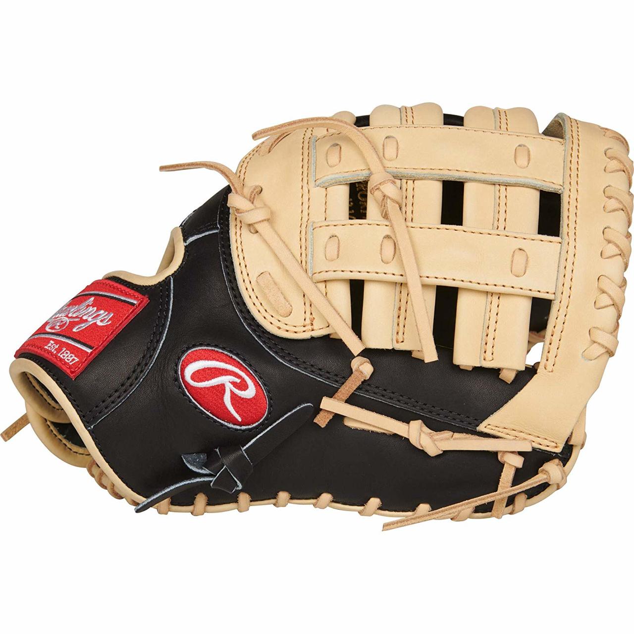 rawlings-heart-of-hide-r2g-prorfm18-17bc-first-base-mitt-12-5-right-hand-throw PRORFM18-17BC-RightHandThrow Rawlings 083321526671 Ready 2 Go with little to no break-in Required Traditional heart