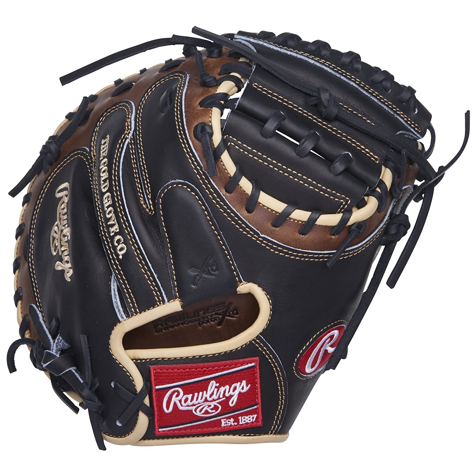 rawlings-heart-of-the-hide-1-piece-web-catchers-mitt-33-right-hand-throw PROCM33BSL-RightHandThrow Rawlings  Crafted from world-renowned ultra-premium steer-hide leather this Heart of the Hide