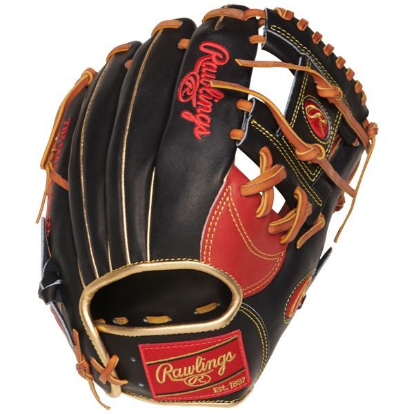 rawlings-heart-of-the-hide-11-5-in-infield-glove-pronp4-2sbg-right-hand-throw PRONP4-2SBG-RightHandThrow Rawlings 083321523304 Constructed from Rawlings’ world-renowned Heart of the Hide® steer hide leather