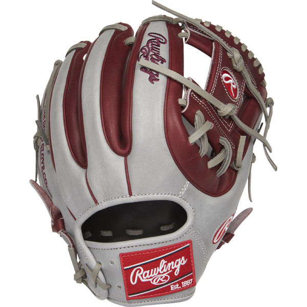 Constructed from Rawlings world-renowned Heart of the Hide® steer hide leather, Heart of the Hide gloves feature the game-day patterns of the top Rawlings Advisory Staff players. These high quality gloves have defined the careers of those deemed “The Finest in the Field®,” and are now available to elite athletes looking to join the next class of defensive greats. Age: Adult Sport: Baseball Type: Baseball Brand: Rawlings Size: 11.75 in Color: GrayDark Sherry Hand: Right Back: Conventional Player Break-In: 60 Fit: Standard Level: Adult Lining: Deer Tanned Cowhide Padding: 100% Wool Blend Pattern: Pro Position: Infield Series: Heart of the Hide Shell: Heart of the Hide Traditional Leather Type: Baseball Web: Pro I