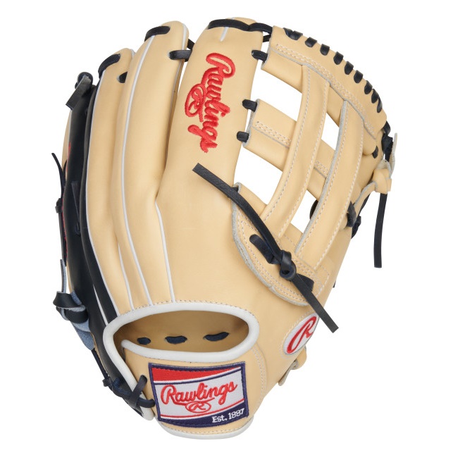 Add some cool color to your ballgame with the Rawlings Heart of the Hide R2G ColorSync 6 12.5inch ContoUR fit outfield glove. Rawlings designers crafted this glove from ultra premium steer-hide leather, and it boasts the perfect amount of style for any outfielder. Like every Rawlings R2G glove, it comes with 25% more factory break-in, so it's game-ready out of the box. The glove also features our ContoUR fit design, which offers slimmer, lowered finger stalls and a tighter hand opening. For players with smaller hands, this model will truly fit like a glove. In addition, the re-engineered 12.5-inch 302-pattern on this outfield glove perfectly blends into its ContoUR fit design! The classic camel/navy colorway perfectly plays off the ultra-rare red, white, and blue ColorSync patch too! As a result, this ColorSync 6.0 glove offers the perfect combination of style and performance. This limited edition Heart of the Hide R2G ColorSync 6.0 ContoUR fit outfield glove is an excellent choice for any outfielder looking to add some flair and performance to their game. Order yours now.
