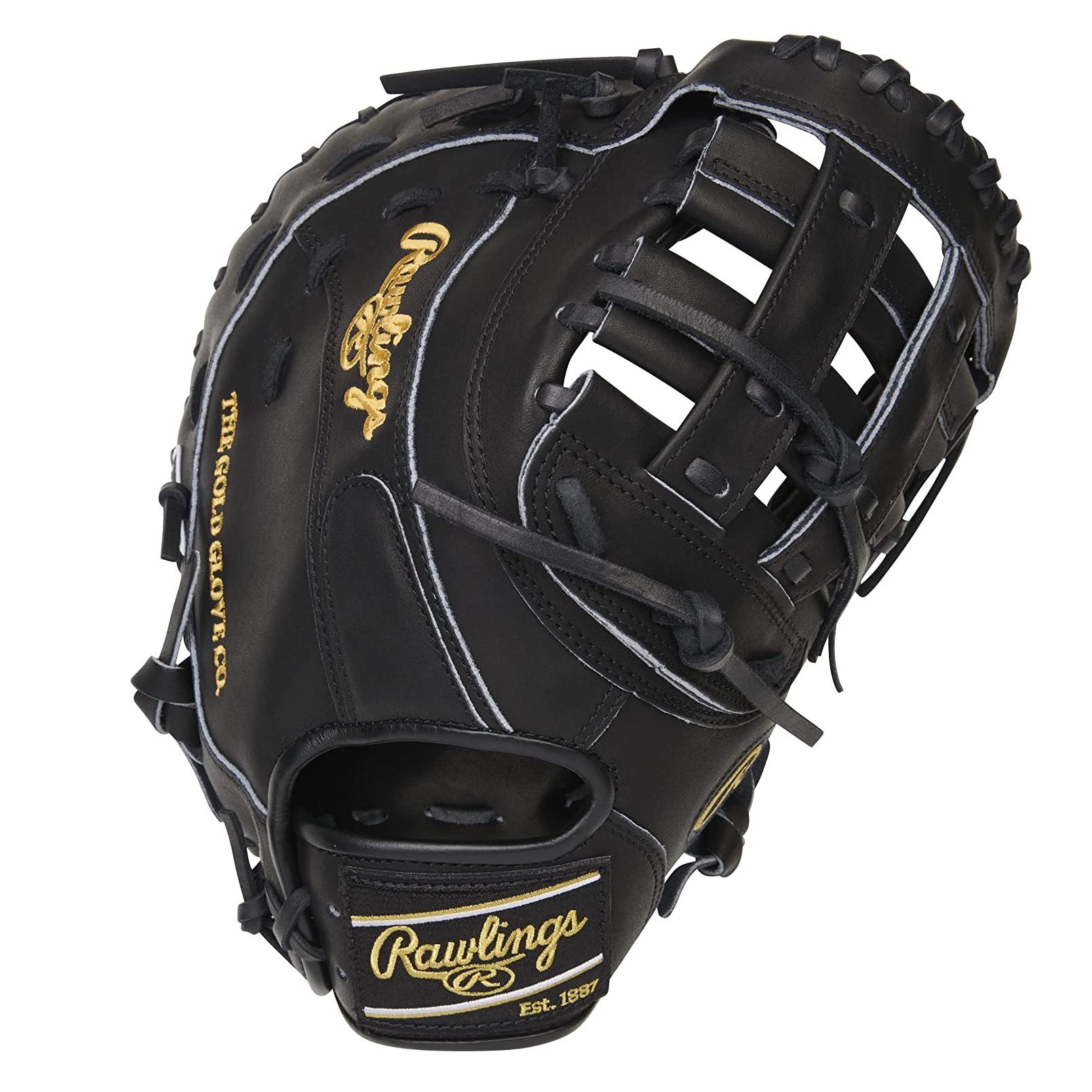 rawlings-heart-of-the-hide-12-5-inch-first-base-mitt-pro-h-web-right-hand-throw PROFM18-17B-RightHandThrow Rawlings  <p>Constructed from Rawlings world-renowned Heart of the Hide steer leather.</p> <p>Taken