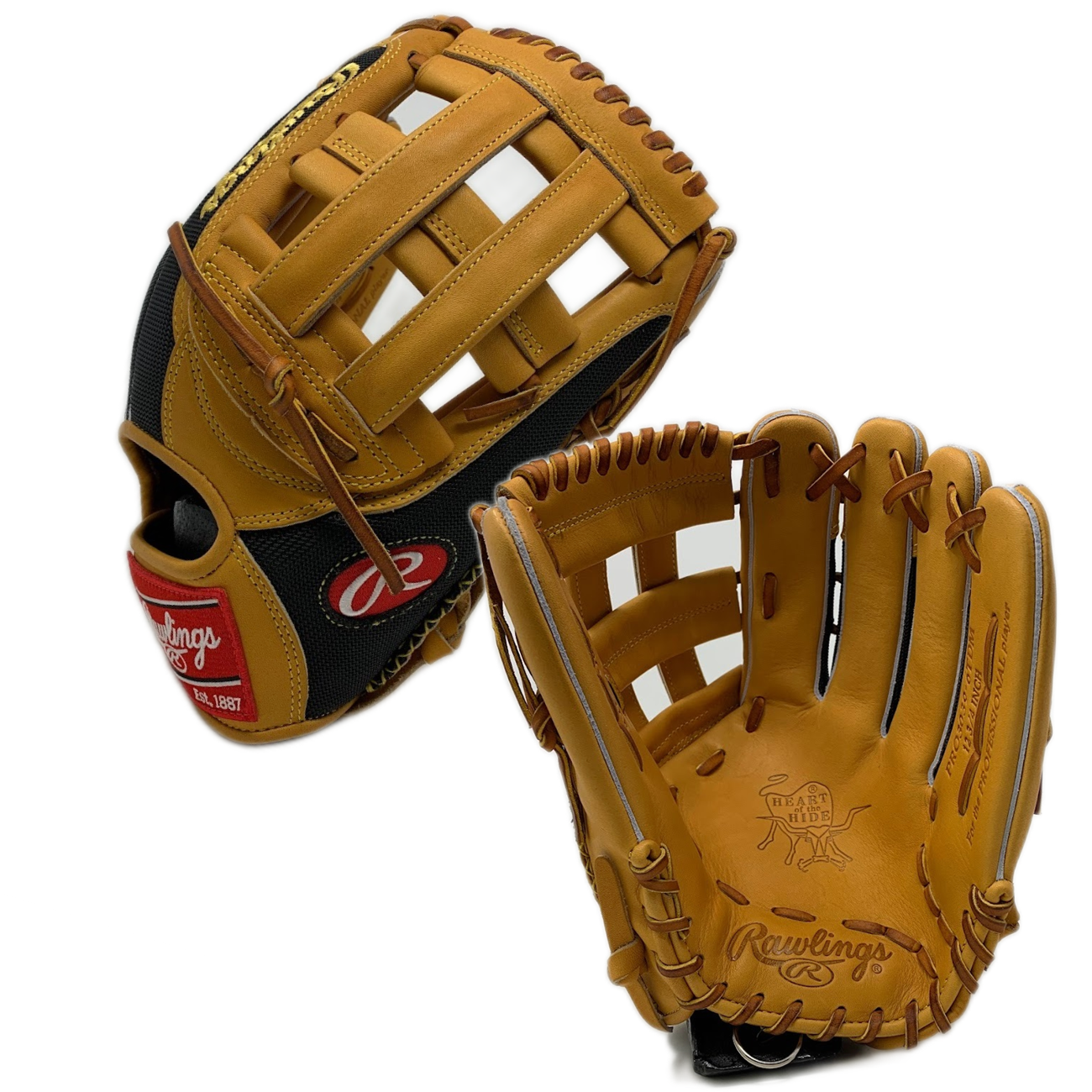   Constructed from Rawlings' world-renowned Heart of the Hide steer leather and deco mesh back the 303 pattern from Rawlings is one of their most popular outfield patterns. Lighter weight with the durability you expect with Rawlings best in class HOH leather. Premium leather cap finger tips to preserve the shape of the glove and extend the life of the glove. Rawlings patented deerskin liner for a comfortable feel on the hand and thermoformed wrist which both wicks away moisture and is easy to clean/maintain.  12 ¾ Inch  Pro H Web  Deco Mesh Back  303 Pattern  Hand Sewn Welt Deer Tanned Cowhide Lining Padded Thumb       When it comes to baseball gloves, Rawlings is a name that is synonymous with quality and durability. One of their flagship lines is the Heart of the Hide Mesh series, which features gloves made with their best-in-class leather and light-weight mesh backing. This leather is not only durable, but it is also lightweight, making it a popular choice among players who want to have more control and speed with their glove. One of the key features of this series of Heart of the Hide is the premium leather cap finger tips. These finger tips are designed to preserve the shape of the glove and extend its life. This is achieved by reinforcing the tips of the fingers, which are typically the first areas to wear down on a glove. The result is a glove that maintains its shape and performs like new for longer. Another unique feature of the Heart of the Hide series is the Rawlings patented deerskin liner. This liner is designed for a comfortable feel on the hand and is made from cowhide that has been tanned using a special process. This liner is also thermoformed, which means that it has been shaped using heat. This process not only makes the liner more comfortable, but it also helps to wick away moisture and makes it easier to clean and maintain. The Heart of the Hide series also features padded thumb loops, which are tailored to appeal to the classic glove connoisseur as well as all players. These padded thumb loops provide added comfort and are a preferred alternative to the traditional leather thumb loops inside the glove. Another feature of this Heart of the Hide series is the mesh back on the back of the gloves. This mesh back makes the gloves 15% lighter, which is preferred by players who want more control and speed with their glove. The Heart of the Hide Mesh series by Rawlings offers a combination of durability, comfort, and style. With features such as premium leather cap finger tips, Rawlings patented deerskin liner, padded thumb loops, and a mesh back, these gloves are designed to perform at the highest level while also providing a comfortable and secure fit. Whether you are a classic glove connoisseur or a player looking for a top-of-the-line glove, the Heart of the Hide series is an excellent choice.  