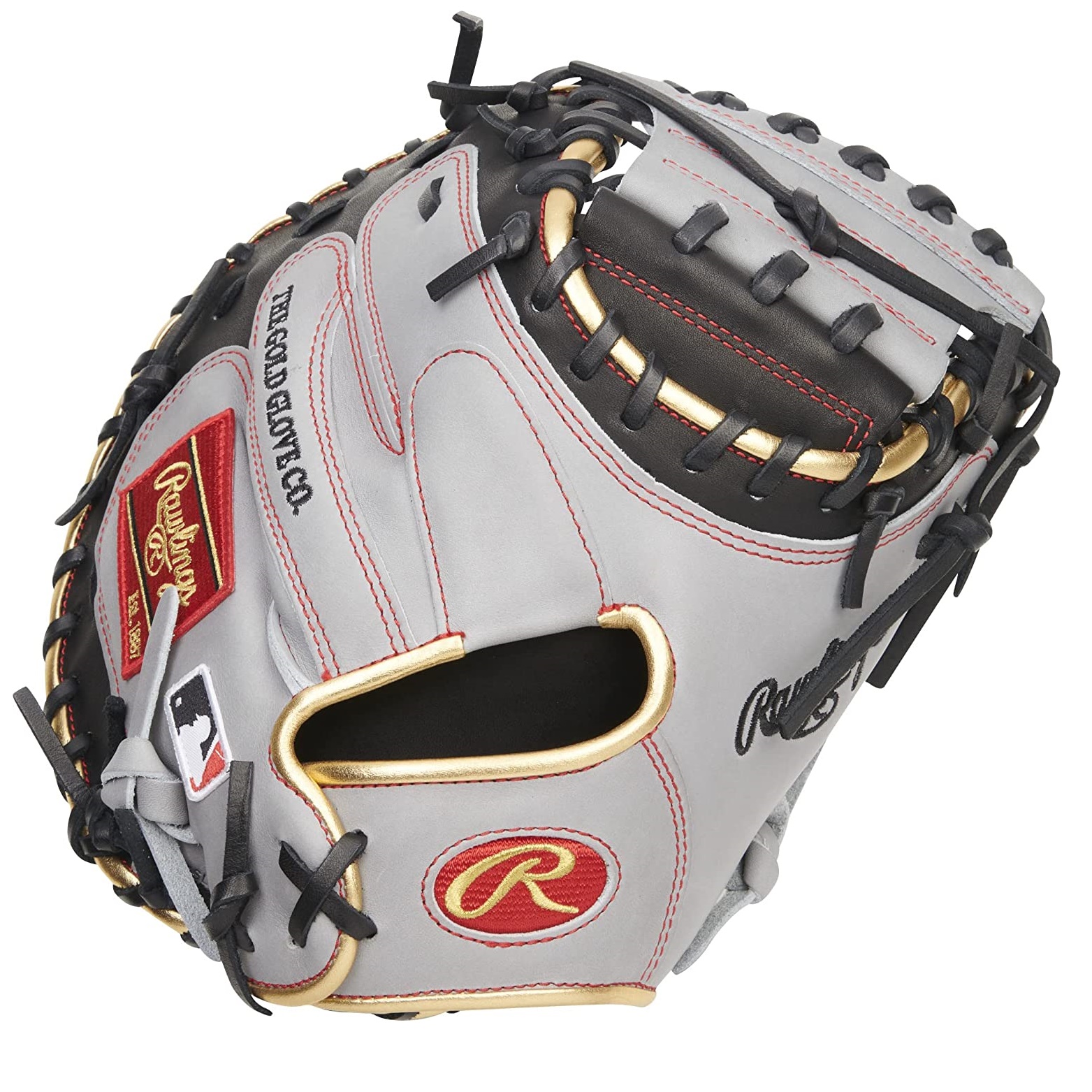 The Rawlings PRORCM33-23BGS Catcher's Mitt is designed to get your game-ready right out of the box while allowing you to shape it to your liking. With an additional 15% factory break-in, this mitt offers immediate usability combined with the ability to personalize it to your preferences. This glove is built with the exceptional quality and performance that characterizes the Rawlings Heart of the Hide series. It features ultra-premium steerhide leather, delivering an outstanding feel and playability. The glove's interior is lined with full-grain fingerback linings and deer-tanned cowhide palm lining, ensuring unmatched durability and comfort during use. The balanced construction of the mitt makes it remarkably easy to handle behind the plate, enhancing your performance as a catcher. The Rawlings Heart of the Hide R2G 33-Inch Catcher's Mitt is a top choice for serious baseball players looking to dominate the mound. Its high-grade U.S. steer hide leather shell guarantees long-lasting performance. The glove's redesigned heel pad makes closing the mitt easier, contributing to a more secure catch. The PRORCM33-23BGS model showcases a conventional back design, offering a classic look and feel. The narrow fit ensures a snug and comfortable fit for your hand. Pro Grade Leather Laces provide added durability and strength to the glove's construction. With its 1-Piece Solid web, this catcher's mitt provides excellent control and stability when catching and securing the ball. The wrist is equipped with a thermoformed wrist liner for enhanced support and comfort during extended gameplay. Suitable for players in various age groups, including professional/college, high school, 14U, 12U, and 10U, the Rawlings Heart of the Hide R2G 33-Inch Catcher's Mitt (PRORCM33-23BGS) is a must-have tool for any serious catcher. Whether you're a seasoned athlete or a rising star, this glove will help elevate your performance and make a lasting impact on the field.