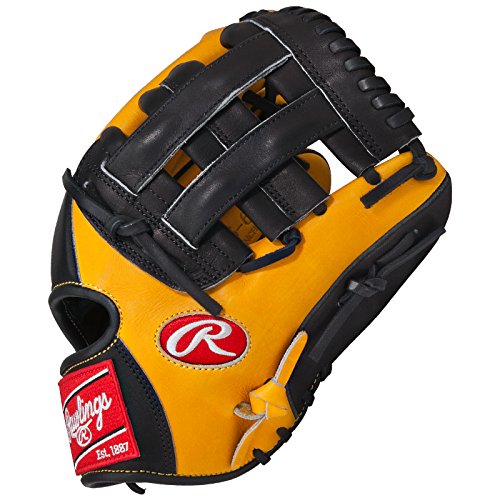 Rawlings Heart of the Hide Baseball Glove 11.75 inch PRO1175-6GTB (Right Handed Throw) : The Heart of the Hide players baseball glove series features the game-day patterns of the Rawlings Advisory staff. Available in select Heart of the Hide models, these high quality gloves have defined the careers of those deemed The Finest in the Field, and are now available to elite athletes looking to join the next class of defensive greats. World renowned Heart of the Hide leather for unmatched durability Crafted from authentic Rawlings Pro Patterns Produced by the worlds finest glove technicians Soft full grain leather palm and fingerback linings provide exemplary comfort USA-tanned leather lacing for durability 11.75 Infield Pattern Pro H Web Conventional Back.