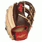 rawlings heart of the hide color sync 7 baseball glove 11 75 laced single post right hand throw