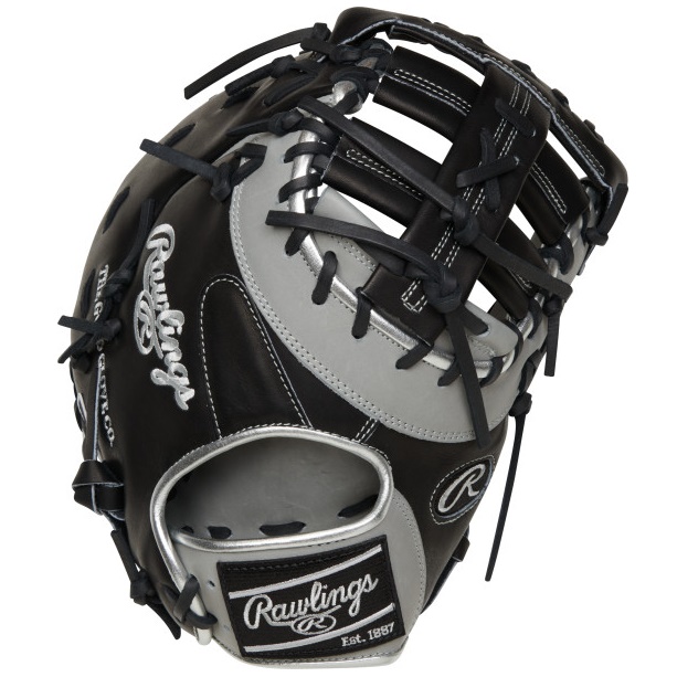   Introducing the Rawlings ColorSync 7.0 Heart of the Hide series - home to the freshest gloves in the game! A 13-inch first base mitt, it comes in a sleek black-and-gray colorway that exudes confidence and individuality. Meticulously crafted from premium, world-renowned Heart of the Hide leather, this glove strikes a perfect balance between structure and softness - enabling you to pick anything thrown your way at first base with ease. Moreover, the single-post double bar web design gives the glove a lightweight feel that ensures even the toughest digs are secure. Renowned for perfectly blending style and function on the field, the ColorSync series doesn't disappoint, as evidenced by this remarkable glove.       Single Post Double Bar 13 Inch Left Hand Throw       The glove is crafted using Rawlings' ultra-premium steer-hide leather and engineered to provide a perfect pocket. The DCT pattern with a single-post, double-bar web design offers added confidence for first basemen.    