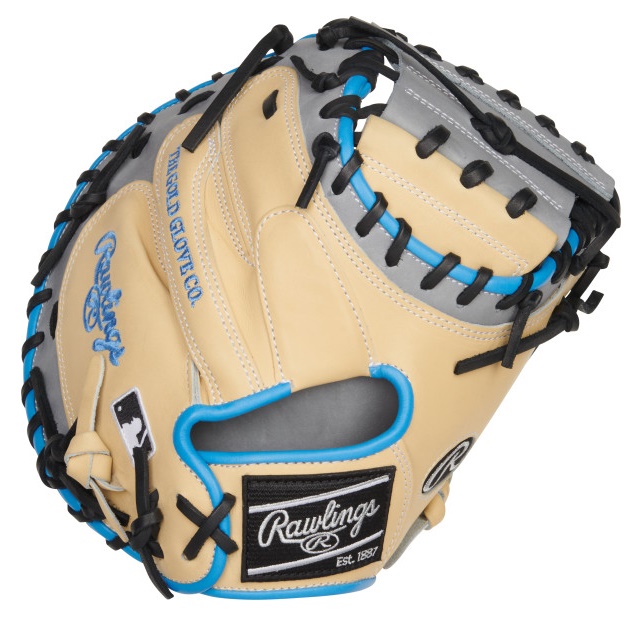 Upgrade your game behind the plate with this Rawlings Heart of the Hide ColorSync 6.0 size 33 inch catcher's mitt. Rawlikngs designers crafted this glove from ultra-premium steer-hide leather for optimal quality and performance. The limited edition ColorSync patch perfectly accents the classic camel and gray design, too. As a result, this Heart of the Hide catcher's mitt is perfect for any backstop looking to add some subtle style while playing like a pro behind the plate. In addition, its deer-tanned cowhide lining, thermoformed wrist lining, and padded thumb sleeve give you a comfortable fit every time. The 33-inch CM33-pattern is one of our top catchers models, backed up by its performance at every level from travel ball to the major leagues. The ulltra wide pocket and firm shape gives you greater glove control to frame pitches and steal strikes for your pitcher. This limited edition Heart of the Hide ColorSync 6.0 catcher's mitt will make you stand out above the competition, but it won't be around forever.  Web: 1 Piece Closed