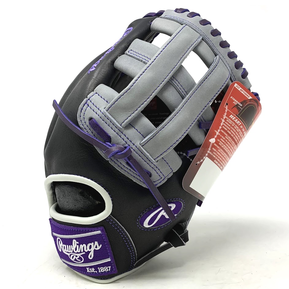 rawlings-heart-of-the-hide-dec-2022-baseball-glove-kb17-purple-right-hand-throw PROKB17BGP-RightHandThrow   • Includes the same pattern that Kris Bryant uses in game