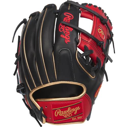 Pro I™ web is typically used in middle infielder gloves Infield glove 60% player break-in Recommended for adult or elite player Conventional back features a wide opening above the wrist Authentic Pro patterns Tennessee Tanning pro lace Deer-tanned cowhide lining Heart of the Hide traditional leather shell