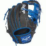 Pro I™ web is typically used in middle infielder gloves Infield glove 60% player break-in Recommended for adult or elite player Conventional back features a wide opening above the wrist Authentic Pro patterns Tennessee Tanning pro lace Deer-tanned cowhide lining Heart of the Hide traditional leather shell