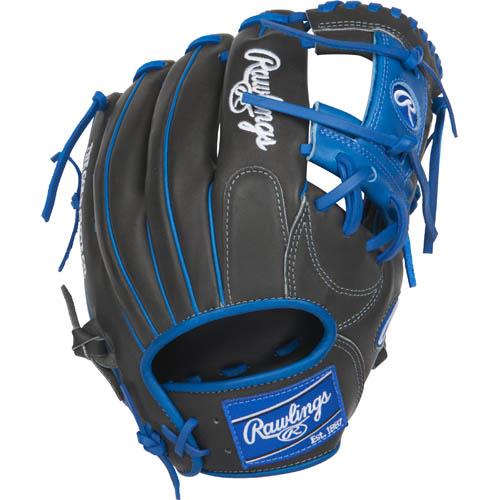 Pro I™ web is typically used in middle infielder gloves Infield glove 60% player break-in Recommended for adult or elite player Conventional back features a wide opening above the wrist Authentic Pro patterns Tennessee Tanning pro lace Deer-tanned cowhide lining Heart of the Hide traditional leather shell