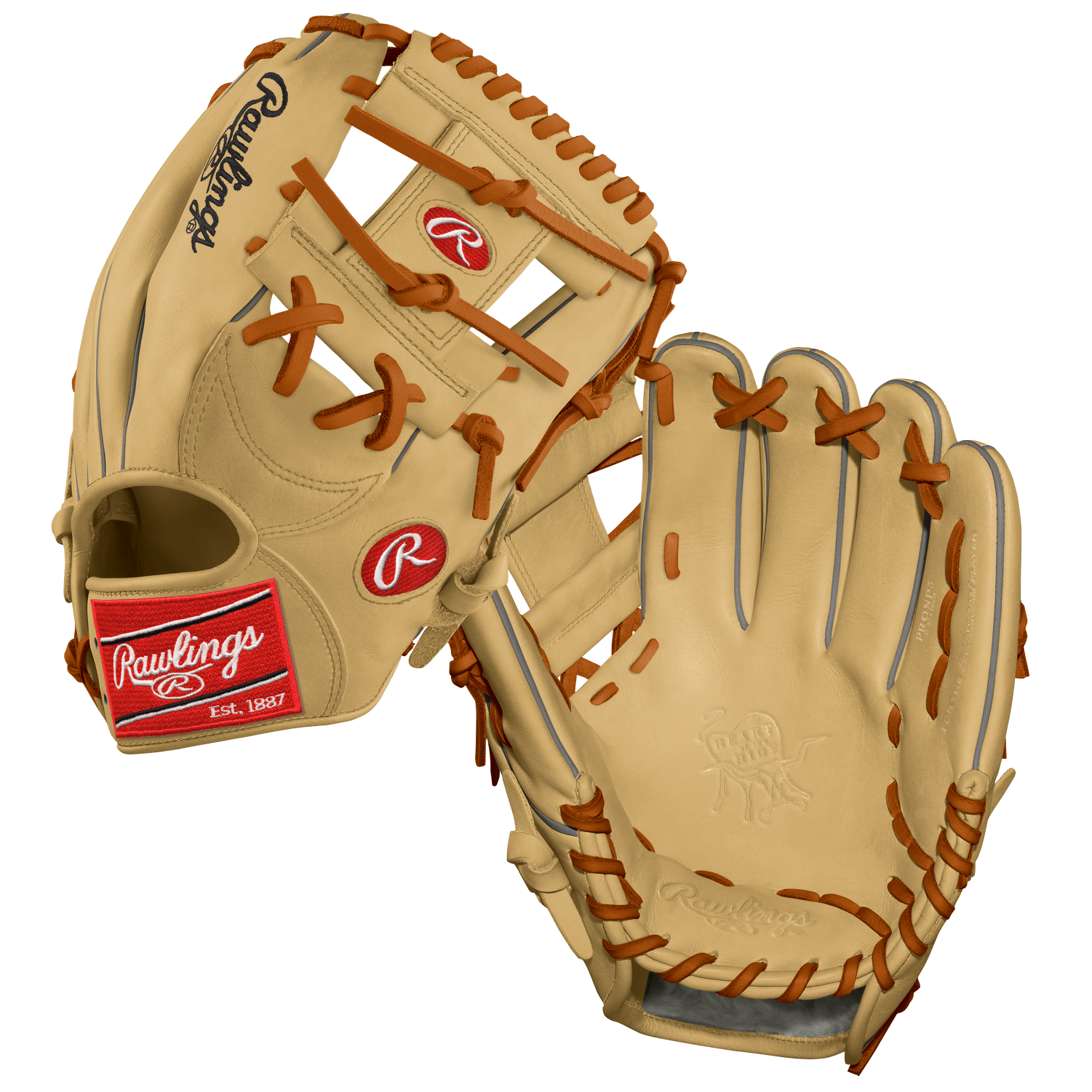       The Rawlings NP5 infield pattern has been a popular choice among baseball players for years, and it now comes in a stylish camel with tan colorway. Designed to meet the demands of infielders, this glove offers a versatile 11-75-inch size, making it ideal for players looking for a balanced blend of reach and control. Crafted with precision and attention to detail, the NP5 pattern provides a great pocket that enhances catching performance and secures the ball during intense gameplay. With the camel and tan color combination, Rawlings adds a touch of sophistication to this already exceptional glove, ensuring you'll not only perform at your best but look great doing it.  Pattern NP5 Sport Baseball Leather Heart of the Hide Fit Standard Throwing Hand Right-Hand Throw Position Infield Size 11 3/4 Web Pro I  Color Camel Logo Patch White on Scarlet Leather Camel Tan Laces Lining Camel Welting Palm Split Gray Welting Back Split Gray Binding Camel Camel Stitching Stamping Indent Heel Pad Full Wrist Lining Thermo Formed Break-In Standard       