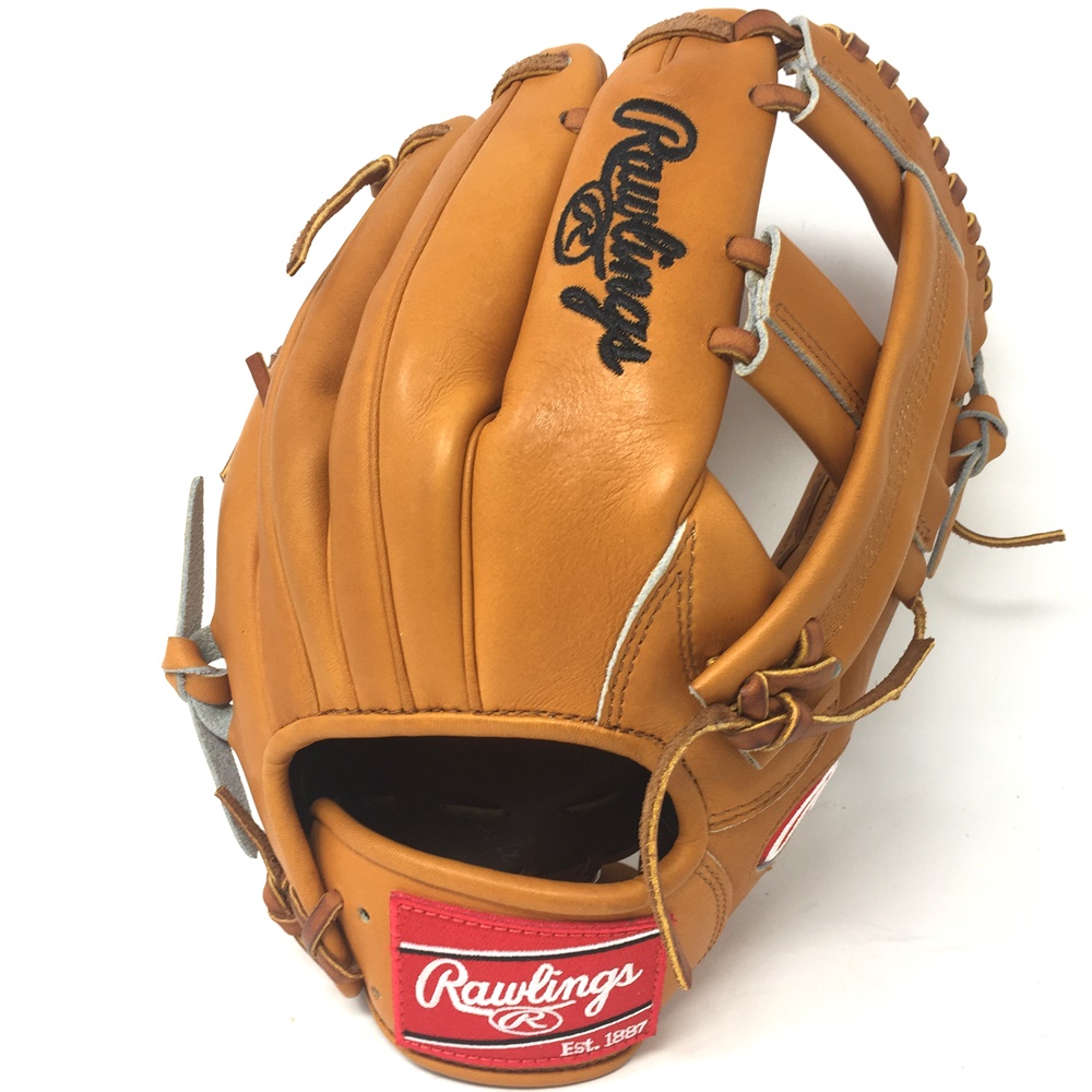Rawlings Heart of the Hide PROTT2. 11.5 inch single post web. Camel Leather and deerskin lining. 