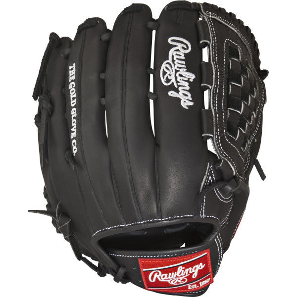 Fits like a glove is a meaning softball players have never truly understood. We'd like to introduce to you the Heart of the Hide® Softball line of gloves: the perfect fit. The hand-opening, finger stalls and pattern are tailored to the female athlete's hand with more attention and detail than ever before. You won't be disappointed. Details Age: Adult Brand: Rawlings Map: Yes Sport: Softball Size: 12.5 in Color: Black Hand: Right Back: Conventional Player Break-In: 20 Fit: Narrow Level: Adult Lining: Shell Leather Palm Padding: Moldable Pattern: Softball Series: Heart of the Hide Shell: Horween Featherlight Leather Web: Basket