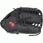 This Heart of the Hide baseball glove from Rawlings features the Trap-Eze Web pattern, which is referred to as the six finger glove. The web is part of the glove, not separate from it, allowing for maximum strength. With its 12 3/4 pattern, deep pocket, and open web, this pattern is the most popular glove among outfielders. Worn by countless Rawlings Gold Glove Award winners since 1958, the traditional Heart of the Hide series sets the standard. With premium steer hide leather, the best pro patterns and highest quality craftsmanship in the world, the HOH series and it's new colorways provide elite players with the pro-style glove they need to make their work in the field. Details Age: Adult Brand: Rawlings Map: Yes Sport: Baseball Type: Baseball Size: 12.75 in Color: Dark Shadow Hand: Right Back: Fastback Player Break-In: 70 Fit: Pro Level: Adult Lining: Deer-Tanned Cowhide Padding: Moldable Pattern: Pro Position: Outfield Series: Heart of the Hide Shell: Steer Hide Leather Type: Baseball Web: Trap-Eze