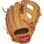 Crafted from Rawlings' world-renowned Heart of the Hide steer hide leather, the Heart of the Hide series gloves feature the game-day patterns of the most recent Rawlings Gold Glove Award winners. These high quality gloves have defined the careers of those deemed The Finest in the Field and are now available to elite athletes looking to join the next class of defensive greats. Worn by countless Rawlings Gold Glove Award winners since 1958, the traditional Heart of the Hide ball glove line set the standard by which fielder's gloves are judged today. With legendary USA Horween leather, the best pro patterns and highest quality craftmanship in the world, the tried-and-true Heart of the Hide glove series and its new colorways provide elite players with the pro-style glove they need to make their mark in the field. This Troy Tulowitzki Game Day Heart of the Hide 11 12” baseball glove features a conventional back and Single Post Web pattern, which is desired by infielders at the 2nd base ,short stop, and 3rd Base positions. Handcrafted from the top 5% of steer hides and the best pro grade lace, Heart of the Hide glove durability remains unmatched. The leather has been injected with oil for a smooth finish and it is lined with deer skin for a soft feel. This glove is made to the exact specifications of the game day glove worn by Gold Glove Award Winner Troy Tulowitzki.