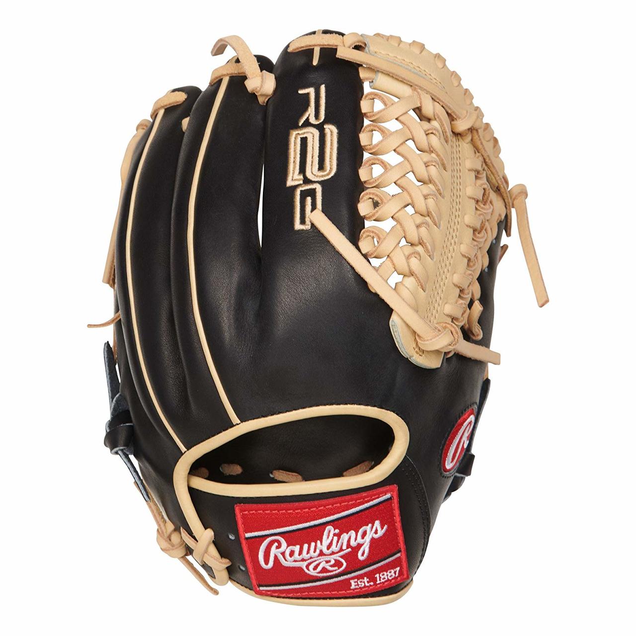 rawlings-heart-of-the-hide-r2g-11-75-inch-pror205-4bc-baseball-glove-right-hand-throw PROR205-4BC-RightHandThrow Rawlings 083321526602 11.75 Inch Model Modified Trap-Eze Web Narrow Fit Pattern Ideal For