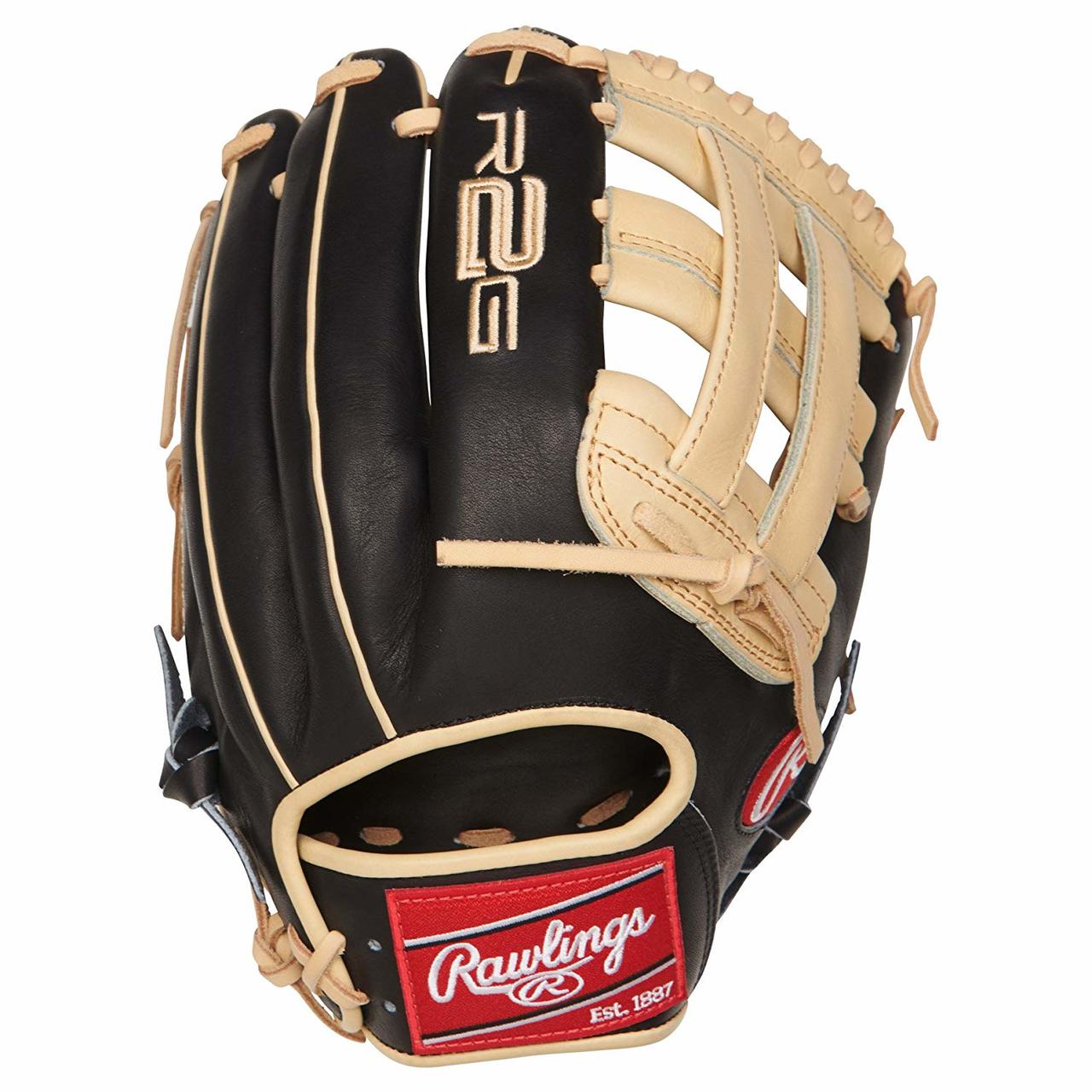 rawlings-heart-of-the-hide-r2g-12-25-inch-pror207-6bc-baseball-glove-right-hand-throw PROR207-6BC-RightHandThrow Rawlings 083321526596 12.25 Inch Model Pro H Web Narrow Fit Pattern Ideal For